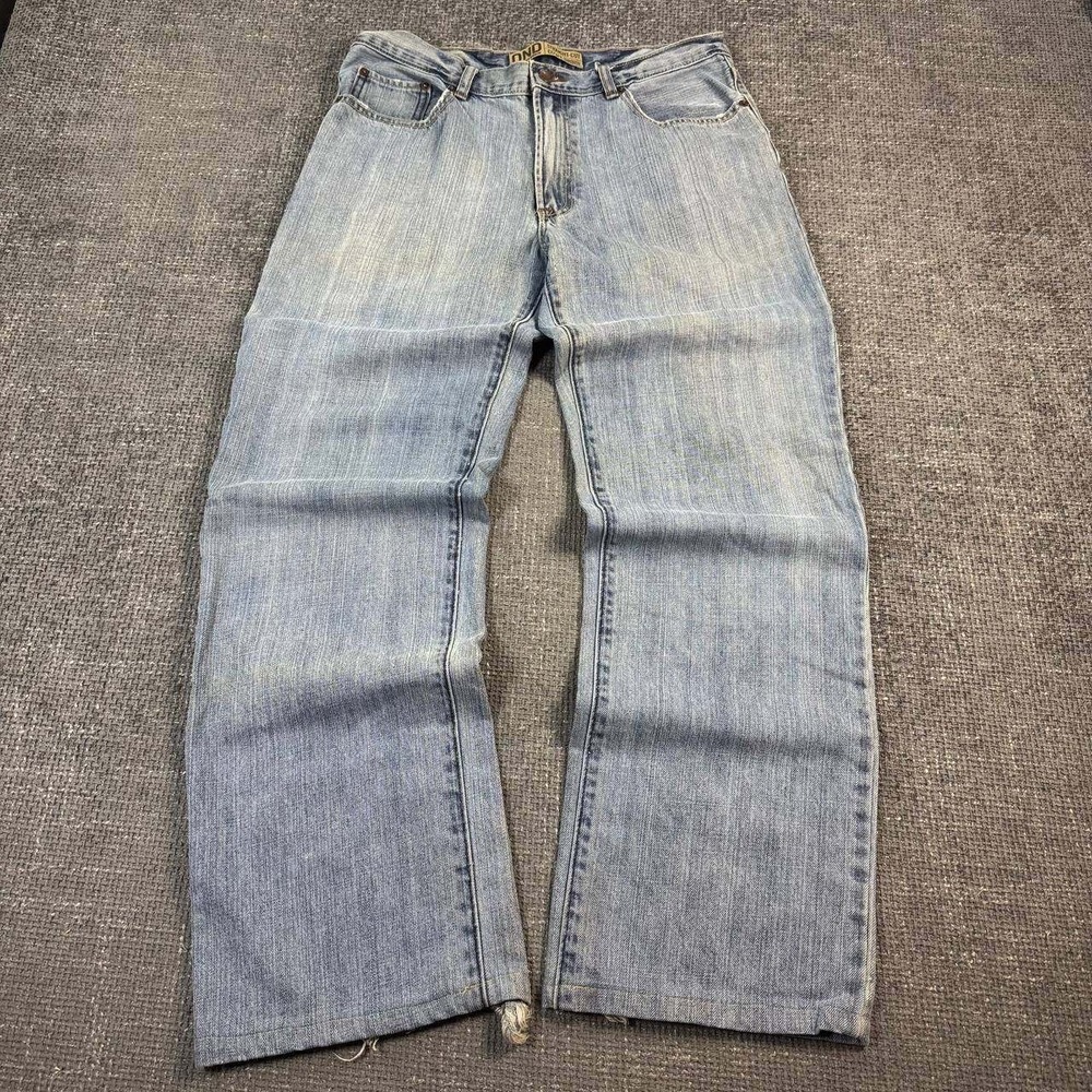 Old Navy OND Straight Cut Jeans Mens 32x31 Light Wash Y2K Baggy Denim